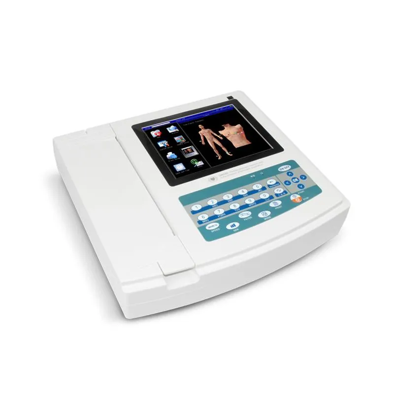 HSP-ECG1200G Digital 12 channel Electrocardiograph Touch Screen