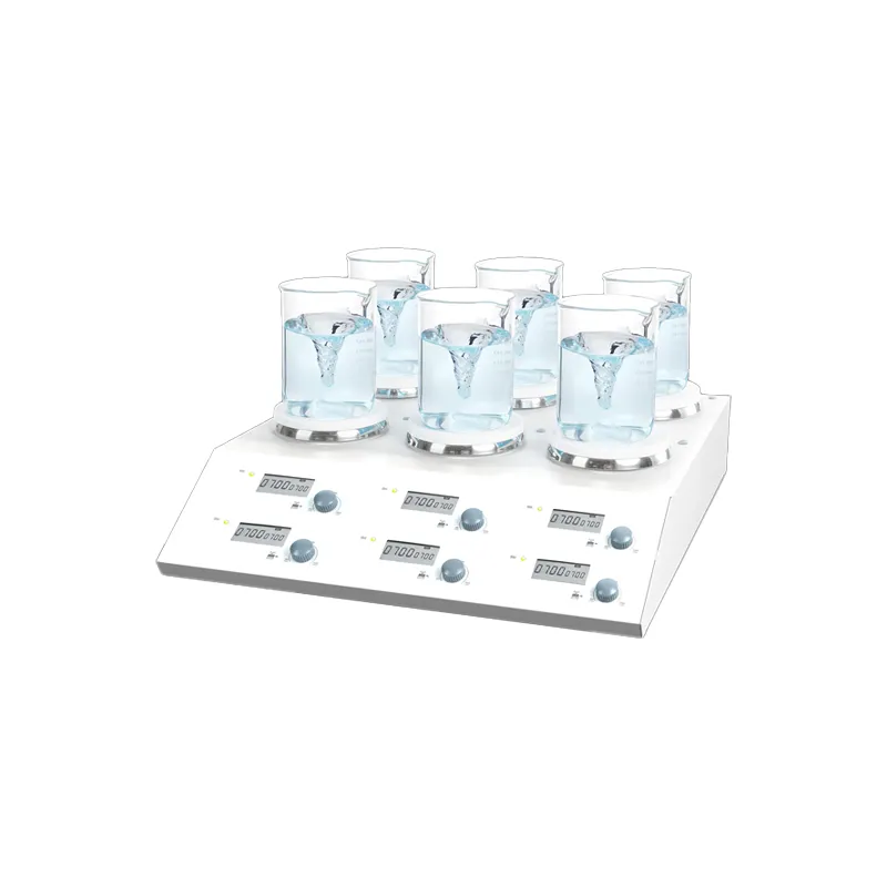 HSP-MS6 6 Channel LCD Digital Magnetic Stirrer
